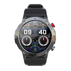 Cubot C20 Pro pametni sat crni prednja strana (za povećanje klikni na sliku)