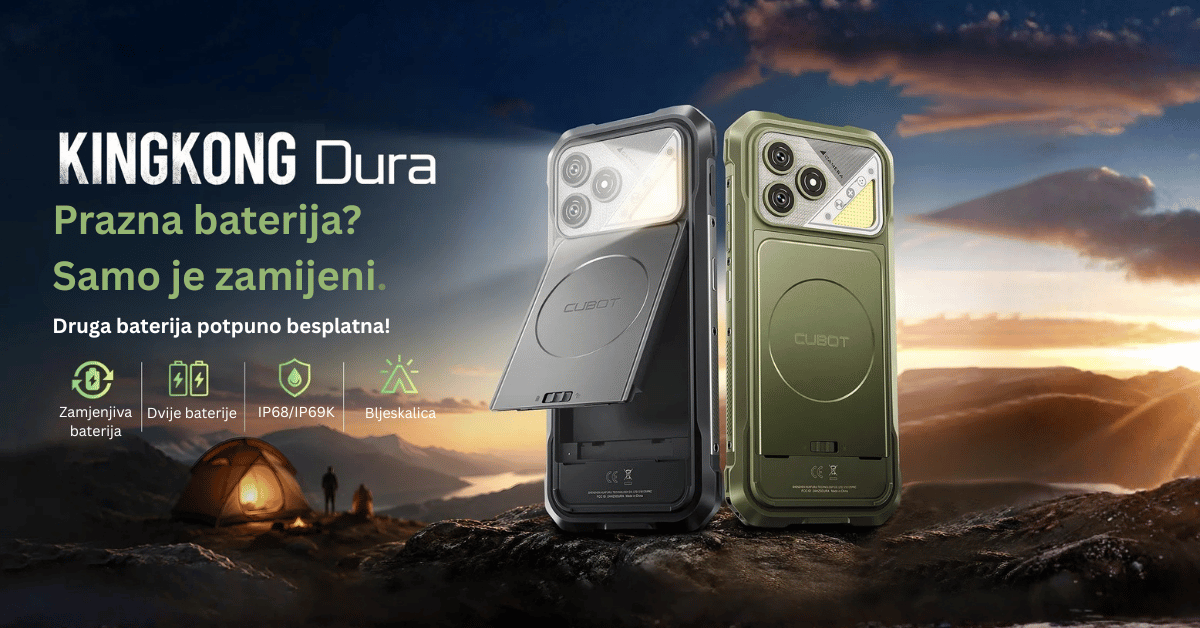 Cubot KingKong Dura: izdržljivi pametni telefon s izmjenjivom baterijom za posao i avanture