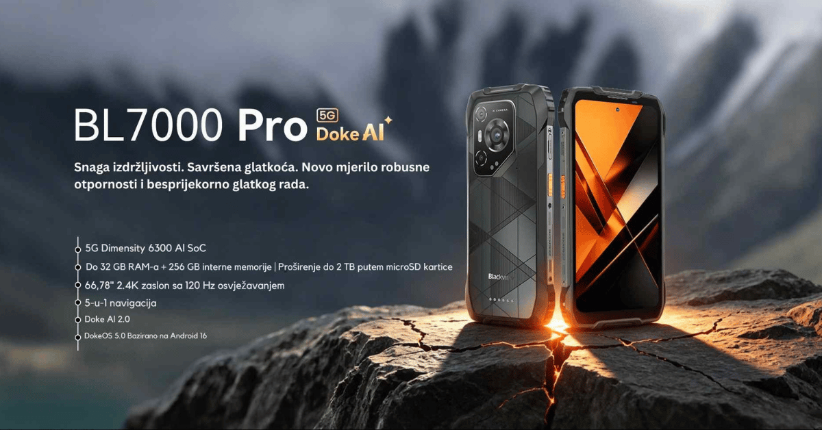 Blackview BL7000 Pro: Robusni 5G smartphone koji spaja snagu, izdržljivost i napredne funkcije