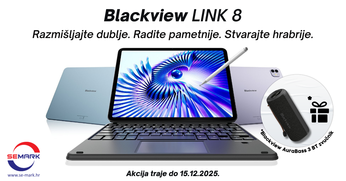 Blackview LINK 8: Premium tablet uz premium poklon – Bluetooth zvučnik gratis