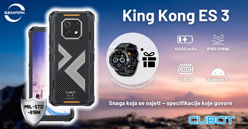 Cubot KingKong ES 3 + pametni otporni sat C29