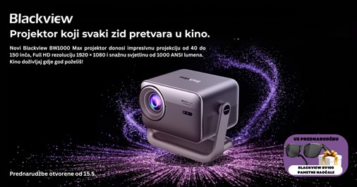 Blackview PV1000 Max – projektor koji svaku večer pretvara u veliki događaj