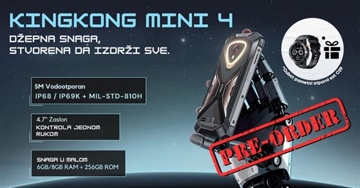 Upoznajte kompaktni robusni Cubot KingKong Mini 4: Prednarudžbe kreću 4. studenog 2025